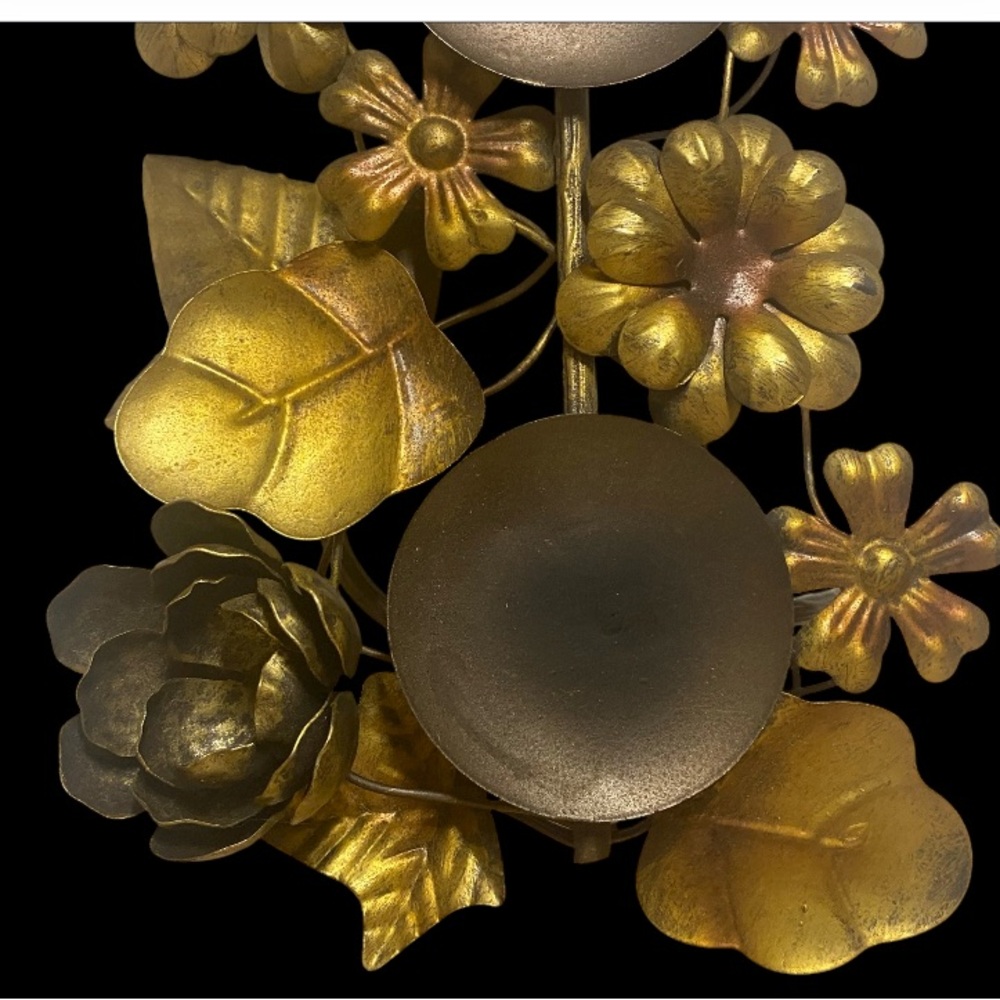 ED ON AIR BY ELLEN DEGENERES FLORAL METAL TABLETOP DECOR ( SET OF 2 ) - Picture 7 of 7